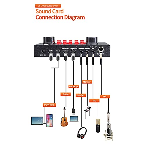 ShiftX4 Microfoon Geluid Mixer Bluetooth-Compatibel Geluidskaart Audio Mengen Geluidskaart Console Versterker Computer… - Image 5