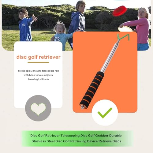 Grappin de golf télescopique pour récupérer vos disques perdus dans l'eau