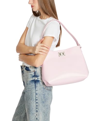 Madden Girl AFALLON Oversized Bucket Bag, Pink2