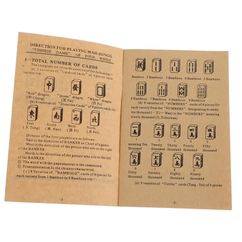 Manual de instrucciones de Mahjong English ORFOFE miniatura 1