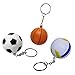 Produktbild Schlüsselanhänger Basketball Fußball Volleyball 6 Stück - Anti Stress Artikel | Werbegeschenk | Mitgebsel für Kinder-Geburtstag | Fanartikel