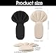 Dyroe 2-in-1-Fersenpolster Schuheinlagen 4 Paar, Fersenschutz Fersenkissen Selbstklebend, Fersenpads Einlegesohlen für zu große Schuhe & Stiefel Schuhfüller Heel Protector Pads gegen Blasen