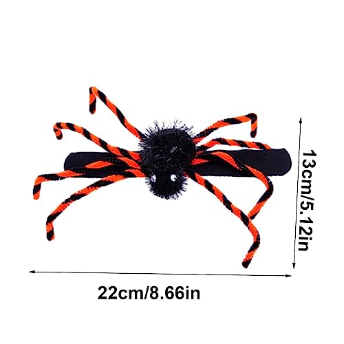 Acessórios Cosplay Aranha - Chilling Spider Hair Piece para Cosplay,Acessórios aterrorizantes em for