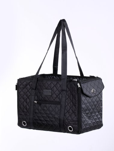 Sherpa Park Tote Pet Carrier, Medium Black