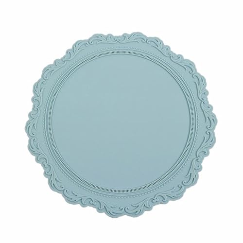 選べる3サイズ お食事マット 鍋敷き ランチョンマット シンプル キッチン用品 シリコン コースター お食事マット 耐熱性 プレースマット ティーマット 撥水 滑り止め おしゃれ 食器 レース おしゃれ