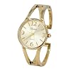 Blekon Collections Women’s Elegant Analog Quartz Watch – 33mm Case, Casual Metal Cuff Bangle Design, Adjustable Fit for 7-8 Inch Wrist Size