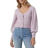 French Connection Women's Libby Vhari Cardigan, Fair Orchid, Small