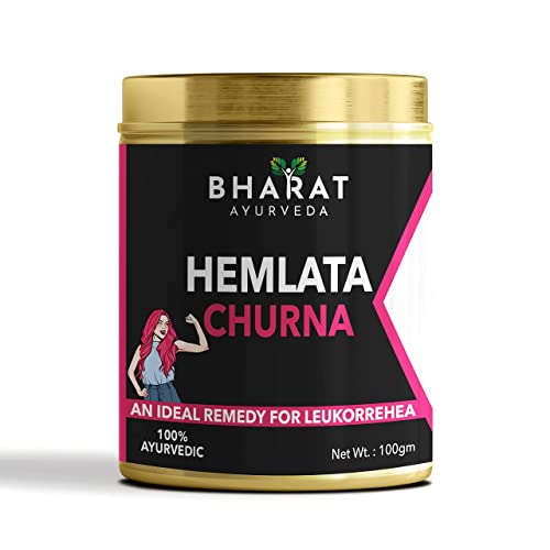 Image of Hemlata Churna for Women -100 gm | Ayurvedic Herbal Supplement for White Discharge (Leukorrhea) & Feminine Wellness | Natural Relief from Vaginal Itching, Odor & Burning | Balances Hormones & Menstrual Health | 100% Herbal Formula