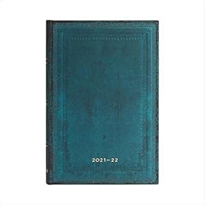 Paperblanks Kalender 18 maanden 2021-2022 Calypso glad | liggend formaat | Mini (95 × 140 mm)