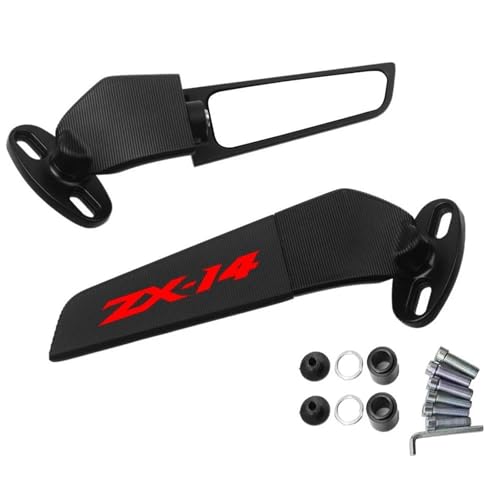 Espejo retrovisor aerodinámico de ala fija ZX-144 con reducción de vibraciones