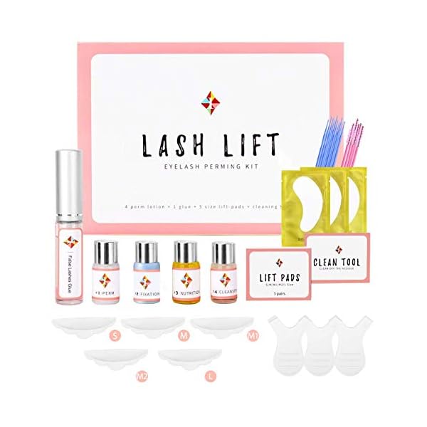 Lash-Lift-Kit-For-Perming-Curling-and-Lifting-Eyelashes-Semi-Permanent-Salon-Grade-Supplies-For-Beauty-Treatments-Includes-Eye-Shields-Pads-and-Accessories Lash Lift Kit for Perming, New Glue Curling and Lifting Eyelashes, Semi Permanent Salon Grade Supplies for Beauty Treatments, Includes Eye Shields, Pads and Accessories