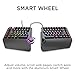 Cloud Nine ErgoTKL Ergonomic Tenkeyless Mechanical Keyboard for PC – Kailh White – TKL RGB Backlit Ergo Split Key Board