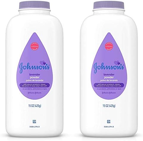 Johnson's Baby Powder, Lavender 15 oz (425 g)(pack of 2)