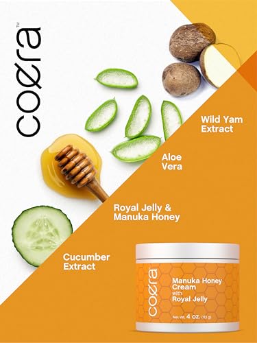 Coera Manuka Honey Cream | with Royal Jelly | 4oz | Hydrating Moisturizer for Face & Skin | Free of Parabens, SLS, & Fragrances | Packaging May Vary - Image 10