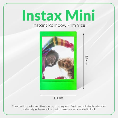 FUJIFILM INSTAX Mini Instant Rainbow Film, 20 Sheets, Compatible with INSTAX Mini Cameras and Printers - image 5