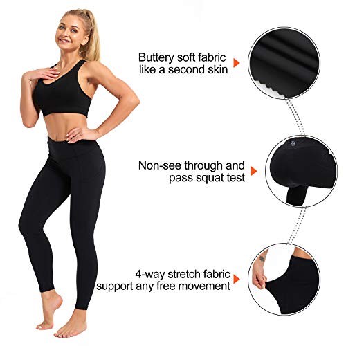 SP3LOPS Yoga Pants with Pockets for Women High Waisted Tummy Control Women's Buttery Soft Yoga Workout Leggings Running Pants - Image 4