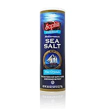 Sophia Sicilian Sea Salt, Fine in Canister 26.5oz 3-pack
