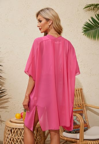 Image of Jayscreate Women's Breezy Summer Boho Kimonos Sheer Beach Cardigan Cover Up