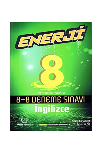 Palme Yayınları 8. Sınıf LGS İngilizce Enerji 8+8 Deneme Sınavı Palme
