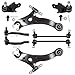 8PCS ASTOU Front Suspension Kit fit for 2013-2018 for Toyota Avalon 2012-2017 for Toyota Camry Lower Control Arm Assembly Lower Ball Joints Outer Tie Rod Ends Sway Bar Links