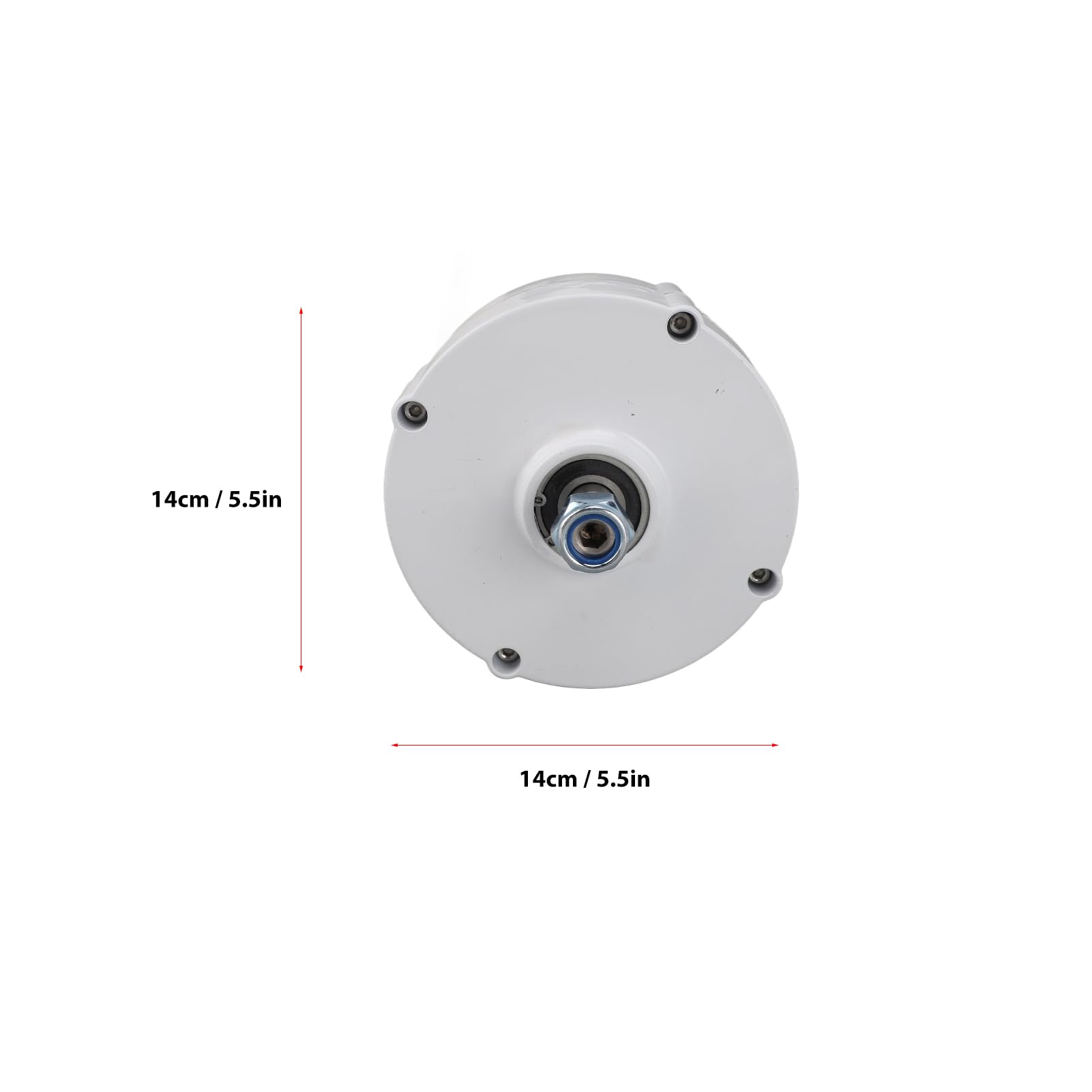 Generatore a Magneti Permanenti 48V, Generatore a Doppio Albero, Motore Elettrico Sincrono CA Trifase per Turbina Eolica (200 W)