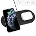 Produktbild Kdely Wireless Charger Duo, 10W Qi Induktive Dual-Ladestation Schnelles Kabelloses Induktions Ladegerät für iPhone SE 2020/11/11Pro Max/XS/Airpods Pro/2, Samsung Galaxy Buds/S20 Ultra/Huawei P40 Pro