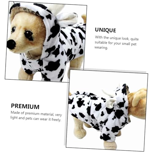 Disfraz para perro modelo vaca talla L miniatura 6