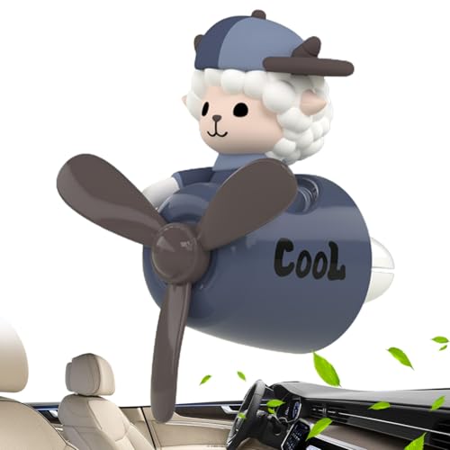 Pilot - Ambientador para coche, clip de ventilación de aire, bonito difusor de de coche piloto para ventilación, de fragancia con 2 tabletas de aromaterapia, accesorios