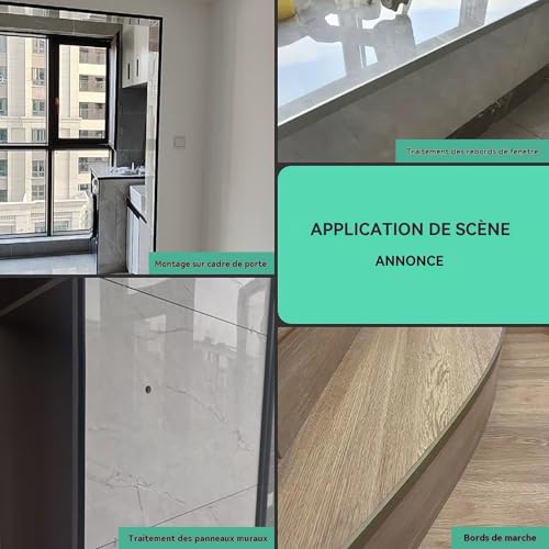 Removación de escaleras con moldura angular de aluminio bronce para el diseño de baños 7