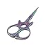 BIHRTC 4.5" Stainless Steel Sharp Tip Guitar Pattern Sewing Scissors Shears Handicraft DIY Tools for Embroidery, Craft, Needle Work, Art Work (Colorful)