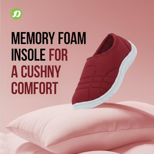 Image of DOCTOR EXTRA SOFT Memory Foam Women's Shoes for Walking Gym Training,Casual, Sports,Slip-On,Lightweight Lace up Athletics Slipon Running Sneaker for Ladies and Girls