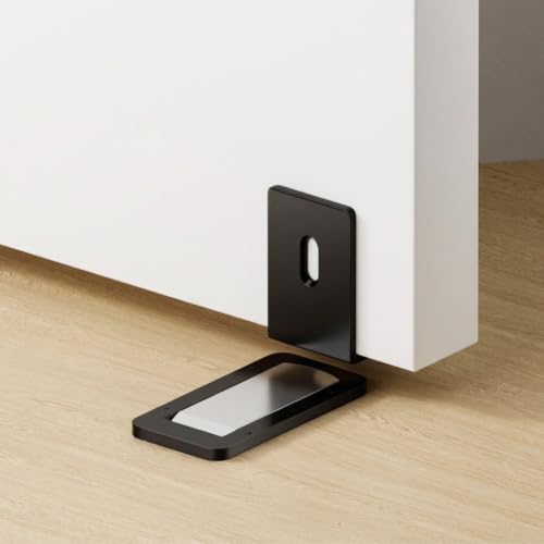 Image of HASTHIP Slim Door Stopper Floor Mount Stainless Steel Catch Slim Gaps