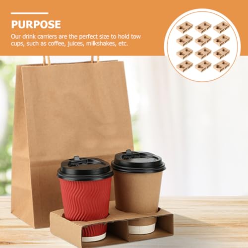 Porte-gobelets double encoche pour sécuriser le transport de tasses