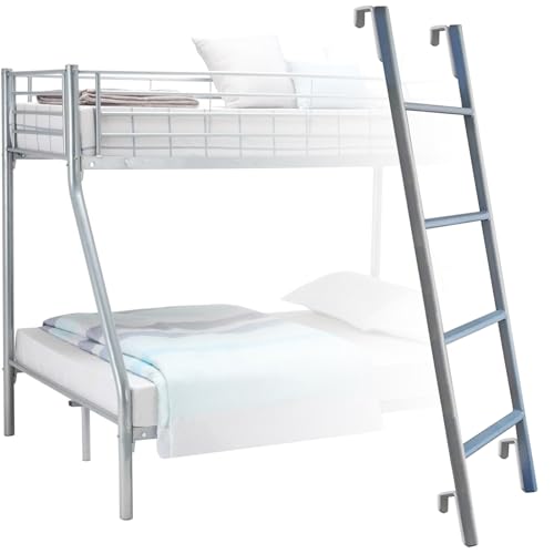 Escalera Universal para literas gemelas de 45/51/55/59 Pulgadas, Ajustable, para Colgar en la Cama, para Dormitorio en casa, escaleras de Loft reemplazables con Ganchos (tamaño: 150 cm (59 p