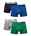 Produktbild PUMA Herren Boxershorts Unterhosen 521015001 4er Pack, Wäschegröße:M, Artikel:True Blue (420)/amazom Green-Grey Melange (075)