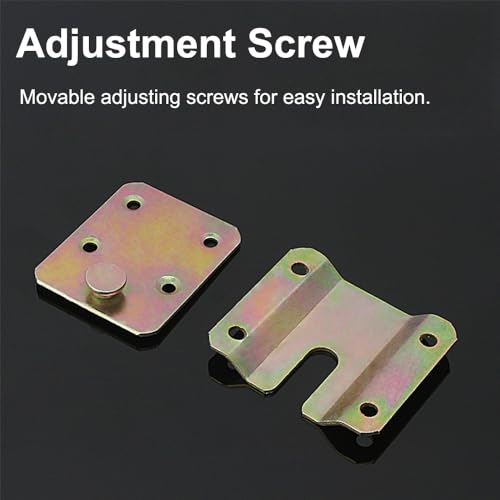 Image of TopHomer 2 Packs Wall Hanging Bracket, Metal Hanging Frame Mount Clip Hanger Flush Painting Bracket for Picture Display Art Gallery Wall Mount Hardware
