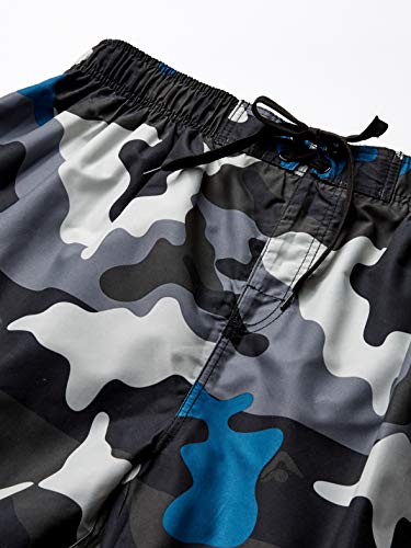 Kanu Surf Miles Swim Trunks (Regular & Extended Sizes), Surf Camo Black, X-Large #TOP7