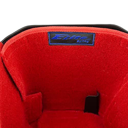 Forração para Honda Elite 125 Baú Forro Interno Scooter Vermelho Cor:Logo Azul