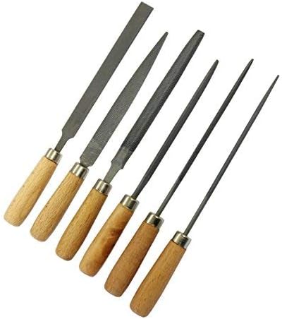 Normex Warding File Set of 6 Square Wood File Round