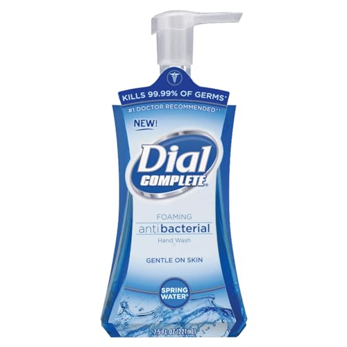 Dial Antibacterial Foaming Hand Soap, Spring Water, 7.5 fl oz