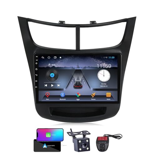 Estéreo para automóvil Android 13 con CarPlay para Chevrolet Sail 15-18