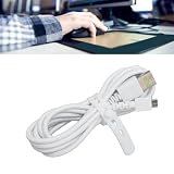 MENDUNER Kabel do ładowania Myszy dla Naga Pro, Basilisk, V2 Pro – Trwały Nylonowy Przewód do ładowania USB o Długości 5,9 Stopy, Szybki i Przenośny Zamiennik Myszy Gier (WHITE)