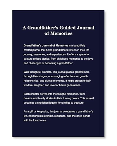 Grandpa Gifts, A Grandpa's Guided Journal to Share His Life Story, Grandpa's Legacy Memory Keepsake Book with Prompt, Sentimental Gifts for Grandfather Grandparents on Birthday, Father's Day — view 2