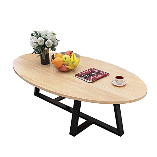 Mesa De Centro, Mesa Ovalada De Sala De Estar, Nórdicos EN S Mesa De Cóctel De Mesa De Té De Ocio Estilo, For La Ventana De La Bahía De Tatami 100 Cm / 39.4 (Color : D)
