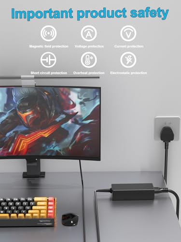 14V AC DC Power Cord for Samsung Monitor 32" 29" 28" 27" 24" 23" 22" 20" SyncMaster 19" 18" 17" 15” s29e790c c24f390fh s22b310b s20a350b p2770 sa350 Screen LED LCD TFT Display Power Supply Charger - Image 5