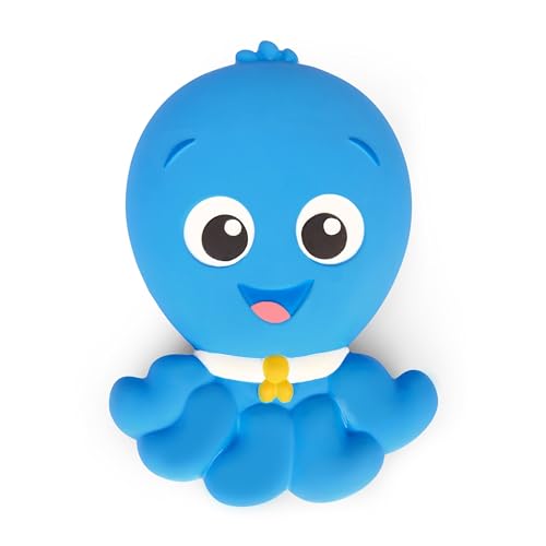 Image of Baby Einstein Ocean Explorers Soothing Opus Natural Rubber Teether Toy, Multisensory, Ages 0 Months and Up, Easy to Clean