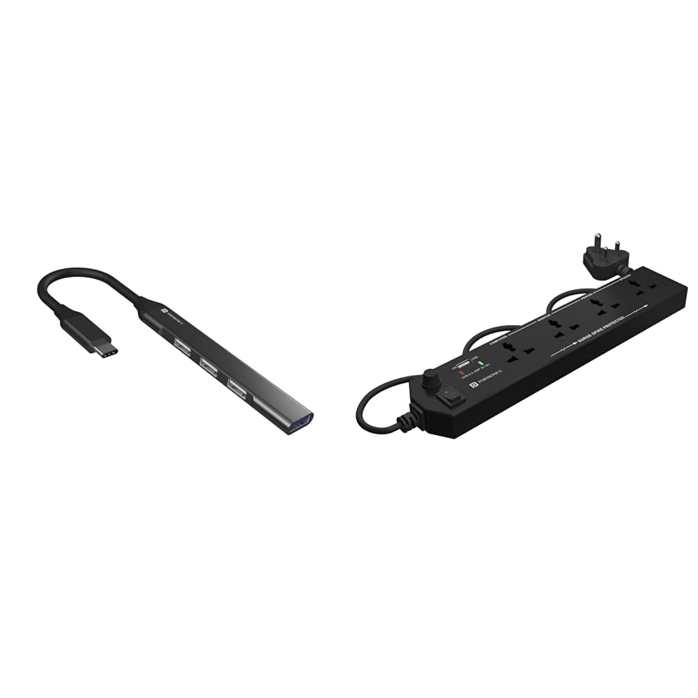 Portronics Mport 31C USB C Hub (4-in-1), Type C Multiport Adapter with 1 x USB 3.0 & 3 x USB 2.0 Por (B0BRHW6JDR) Amazon Price History, Amazon Price Tracker