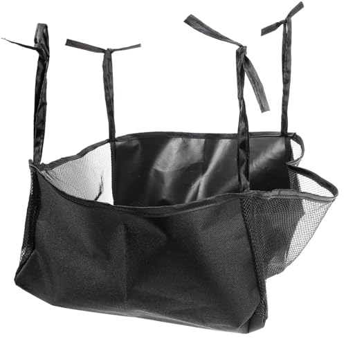 CHICAMPERA 高齢者用多機能ローラーバッグ 車椅子アームレスト収納 大容量ポーチ 携帯電話 品収納便利 ブラック