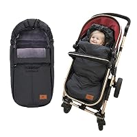 Dsoar Chancelières pour Poussette Chancelière Universelle Hiver Chaud Sac de Couchage pour Bébé Extérieur Imperméable et Coupe-Vent, Convient aux Poussettes, Landaus, Lit de Bébé