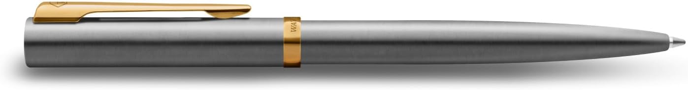 WATERMAN 2225518 Impression Stainless Steel GT Fine Point Oil Based Ballpoint Pen Gift Present Luxury